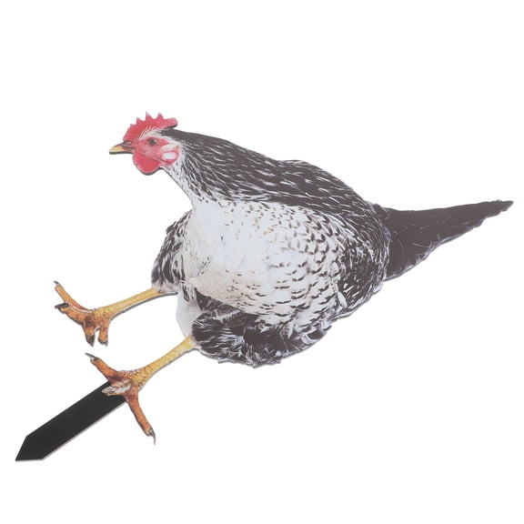 FESTFENDS 1Pcs 3D Hen Shape Chicken Yard Art For Garden Chicken Ornaments