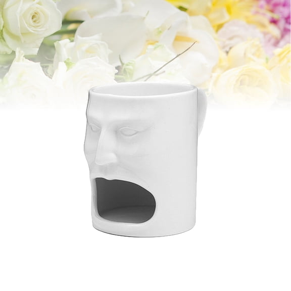 FESTFENDS tea and cookies mug Mug Cup Ceramic Cookie Holder Father's Day Party 1Pack