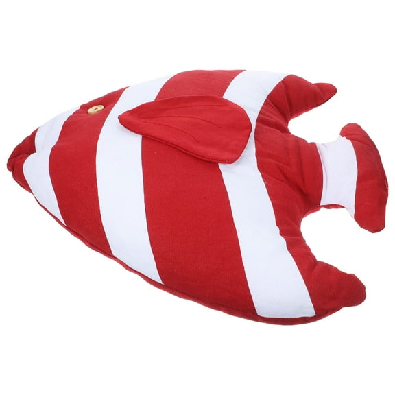 FESTFENDS 1Pcs Fish Pillows Decorative Throw Red for Home Decoration