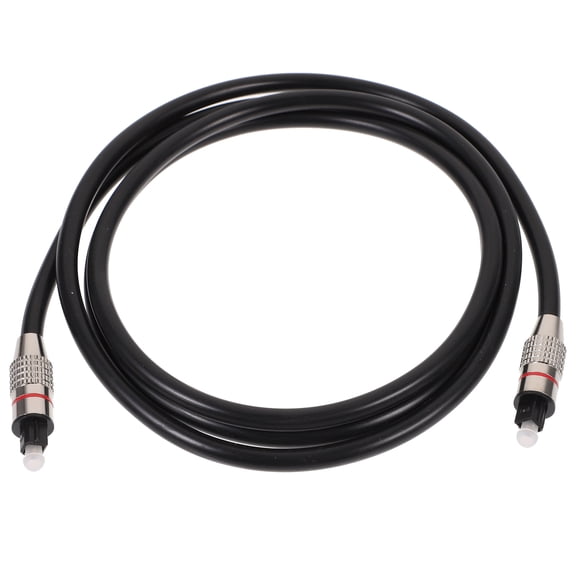 FESTFENDS 1Pcs Optical Audio Cable For Audio Enthusiasts Digital Audio Transmission Black 150X1.1cm