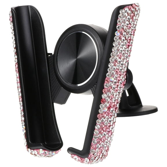 FESTFENDS 1Pcs Pink ABS and Metal Phone Holder for Car Use with Adjustable Clamping and