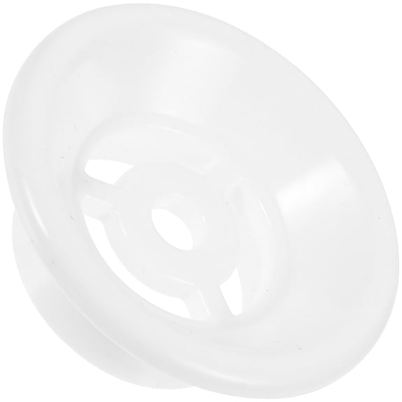 FESTFENDS 1Pcs Round White Resin Urinal Drain Cover for Odor Prevention and Clogging Protection in Public Restrooms