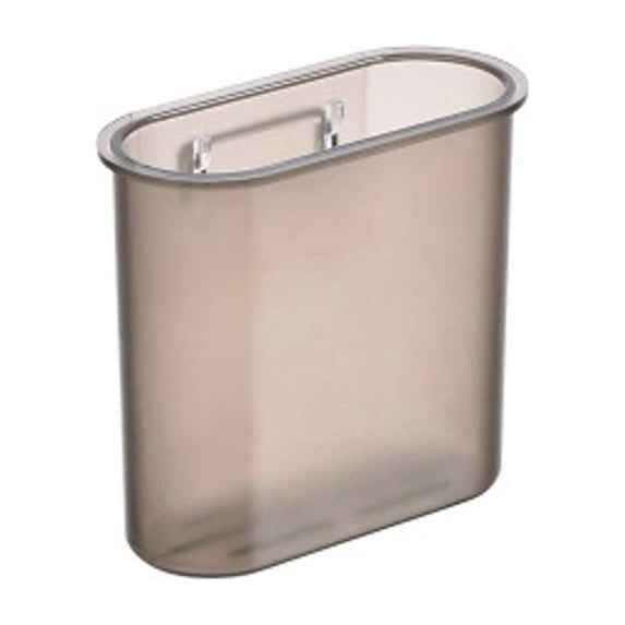 FESTFENDS No-Punch Wall Mounted Toothbrush Cup Rack Transparent Black 1Set