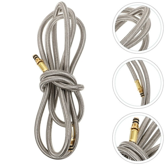 FESTFENDS Gas Cylinder Connection Tube Gas Canister Extension Hose Copper 1Pcs 58.95X0.28X0.28in