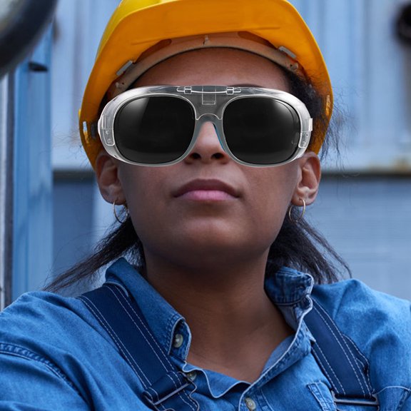 FESTFENDS 1Pcs Welding Goggle for Men and Women Dustproof and Splashproof 14.50X14.00X5.50CM