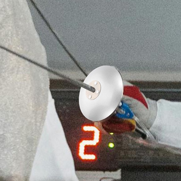 FESTFENDS 1Set Fencing Hands Guard For Hand Protection And Fencing Training Circular White Stainless Steel