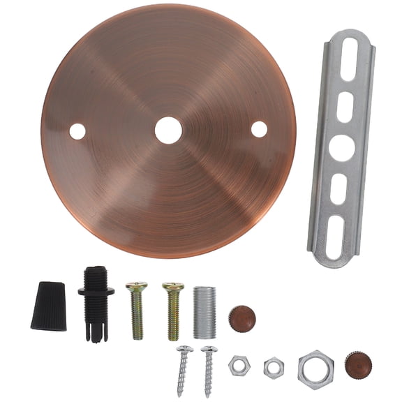 FESTFENDS 1 Set Rose Decorative Ceiling Plate for Chandelier Light Fixture, Universal Mount Cover