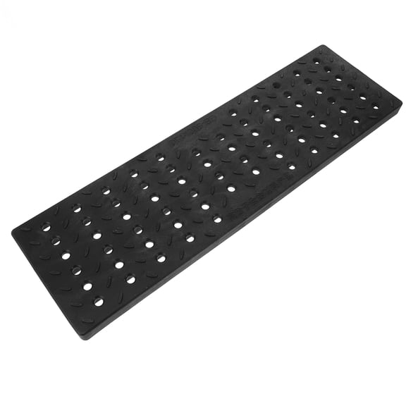 FESTFENDS 1Set Round Drain Cover for Bathroom Drains with Grid Structure Black 19.65X5.89X0.79In