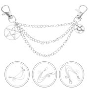 FESTFENDS Stylish Metal Shoe Chain Easy to Install for Sports and Casual Shoes