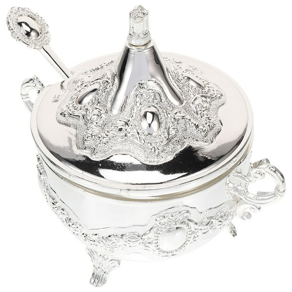 FESTFENDS 1Set Sugar Container For Coffee Bar Rustproof Glass For Home Kitchenware In European Style
