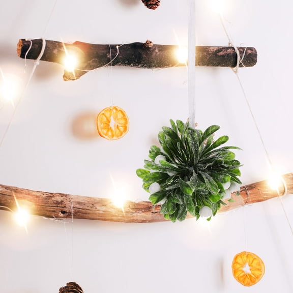 FESTFENDS Artificial Prop Ball Decorative Mistletoe Wall for Plant Walls