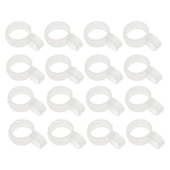 FESTFENDS Plastic Hooks for Hanging Windproof Secure Clamping 20Pcs for Home