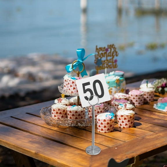 FESTFENDS 25Pcs Wedding Table Numbers Black for Guest Seating at Parties