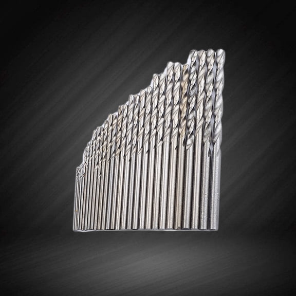 FESTFENDS 28Pcs Mini Hand Drill Bits for Plastic DIY Enthusiast Tools
