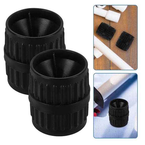 FESTFENDS 2-Piece Steel Deburring Tools Set with Inner and Outer Reamers for Precision Metal Finishing