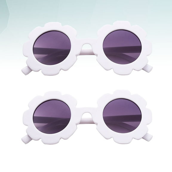 FESTFENDS Childrens Glasses Anti UV Resin Purple 2Pcs