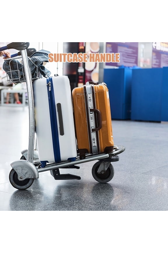 2Pcs Plastic Luggage Handle Durable Lightweight Portable for Suitcase Accessories Frequent Travelers