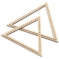 thumbnail image 1 of FESTFENDS 2Pcs Triangle Weaving Khaki Weaving Carpet Kit For Craft Development And Diy Teaching, 1 of 8
