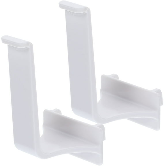 FESTFENDS 2Pcs White Abs Cup Racks Rectangular For Kitchen Use Pegboard Shelving Keep Cup Dry