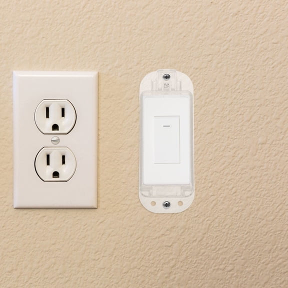 FESTFENDS Pc Transparent Light Switch Protector, Durable and Water-Resistant, Home Use