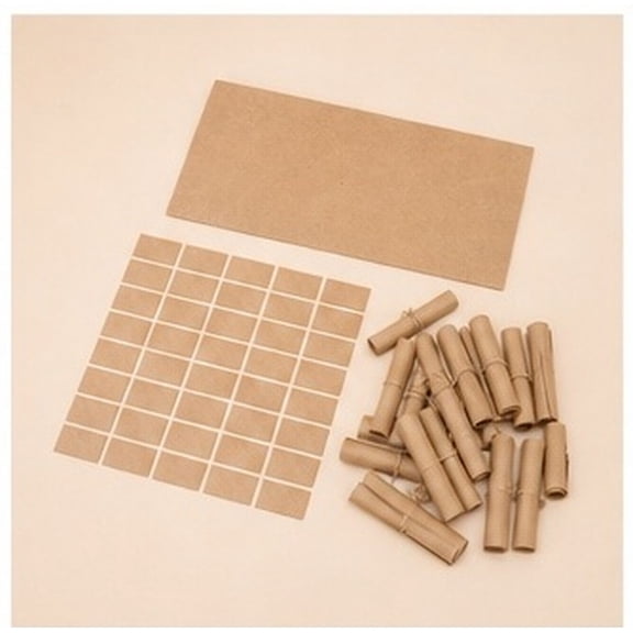 FESTFENDS 300Pcs Decorative Kraft Paper Scrolls for Writing Messages and Bible Verses