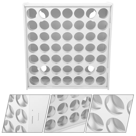 FESTFENDS 33.5x12.4x3.9in Paint Racks White Wooden Wall-mounted Storage for Home and Gallery Use