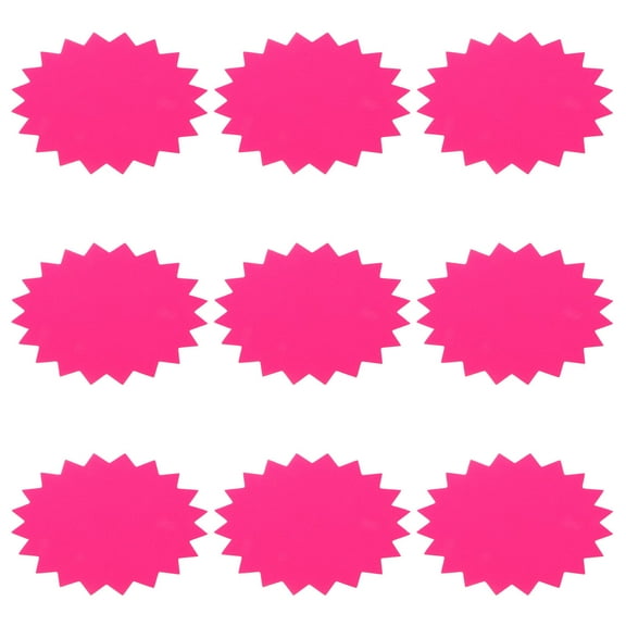FESTFENDS Paper Retail Signs Pink Product Labeling 100 Sheets 4.53X3.54In