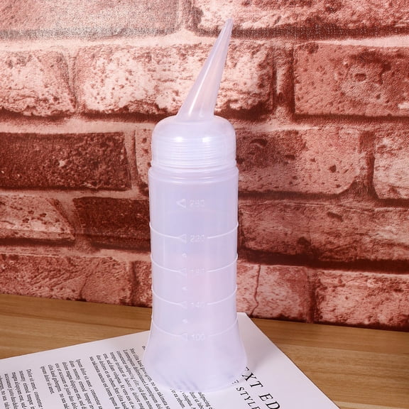 FESTFENDS Graduated Storage Bottles Plastic Tapered Mouth 3Pcs Everyday Use