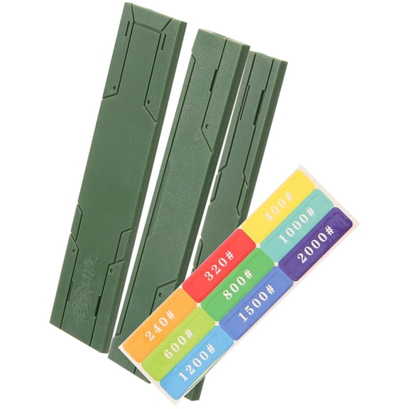 FESTFENDS Sanding Tool Acrylic 3Pcs 8.00X2.00X0.30in