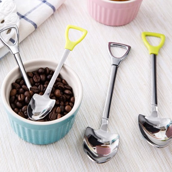 FESTFENDS Set of 3 Stainless Steel Mini Teaspoons for Coffee, Tea, and Drink Stirring, and Stylish