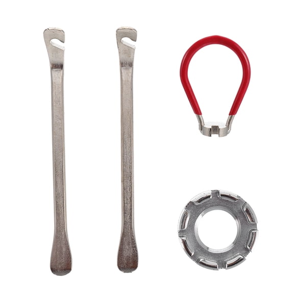 FESTFENDS 4 Pcs Bike Truing Tool Steel Red for Maintaining Bike Wheels