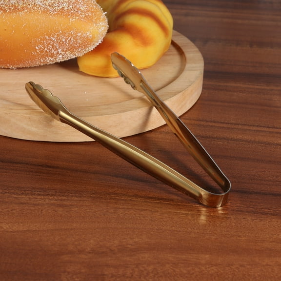 FESTFENDS 4 Pcs Serving Tongs For Appetizers Stainless Steel Mini Design For Salads
