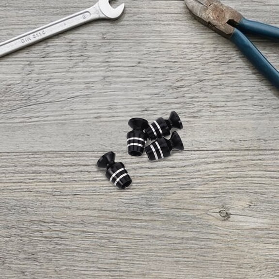 FESTFENDS 4Pcs Car Accessories Wine Cup Shaped Tire Valve Stem Cover for Car Enthusiasts