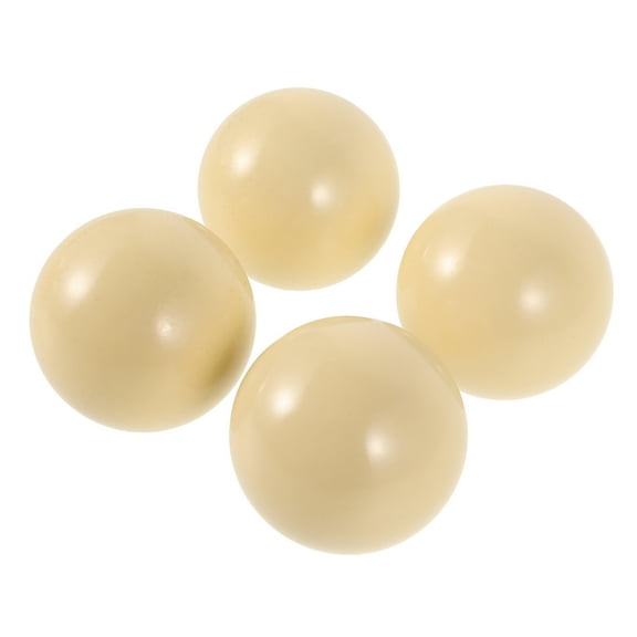 FESTFENDS 4Pcs White Resin Pool Table Balls for Casual Games and Practice