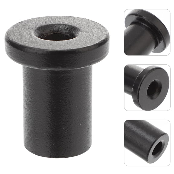 FESTFENDS 5 Pcs Barn Door Replacement Parts High-carbon Steel Black For Homeowners Use