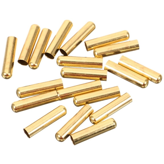 FESTFENDS 50Pcs Metal Shoe Lace Tips Replacement End for Shoes Backpacks Trousers Hats Bracelets