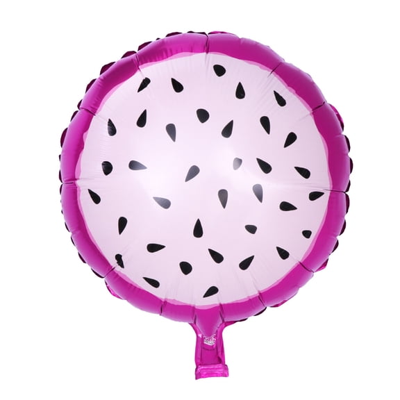 FESTFENDS 5Pcs Fruit Foil Balloons Aluminum Foil Self-sealing Valve Reusable For Kids Parties