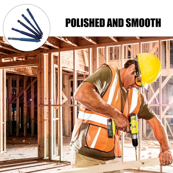 FESTFENDS 5Pcs Tungsten Steel Alloy Triangular Head Drill Bit For Masonry Bits For Concrete