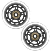 FESTFENDS Outdoor Roller Skate Wheels Replacement Skate Wheels Transparent 2Pcs