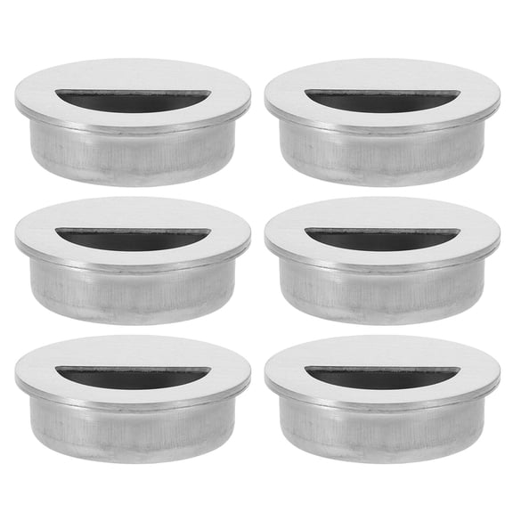 FESTFENDS Drawer Pulls Pull Handle Silver Stainless Steel 6Pack Concealed Pull