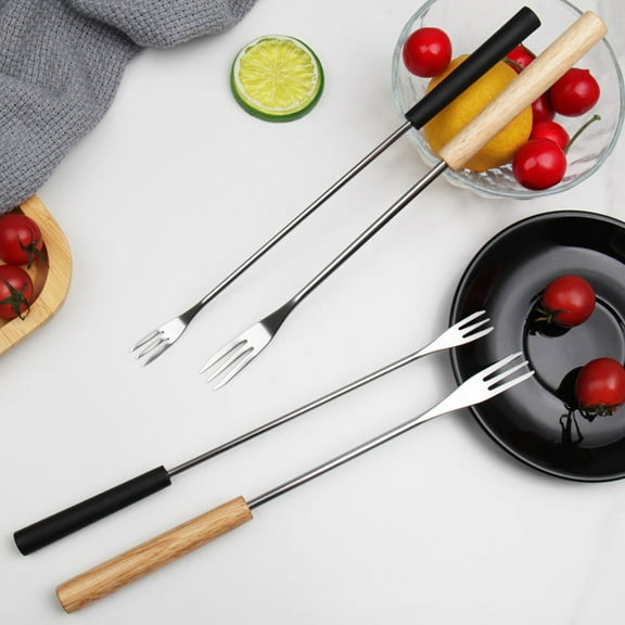 FESTFENDS 6Pcs Fondue Dipping Sticks Chocolate Fondue Tools Stainless Steel Multi Color