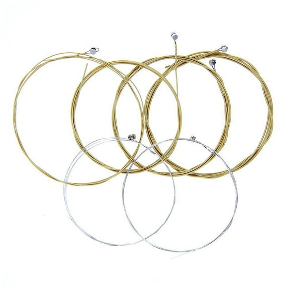 FESTFENDS 6Pcs Replacement String Nickel Steel for Acoustic and Folk Guitars