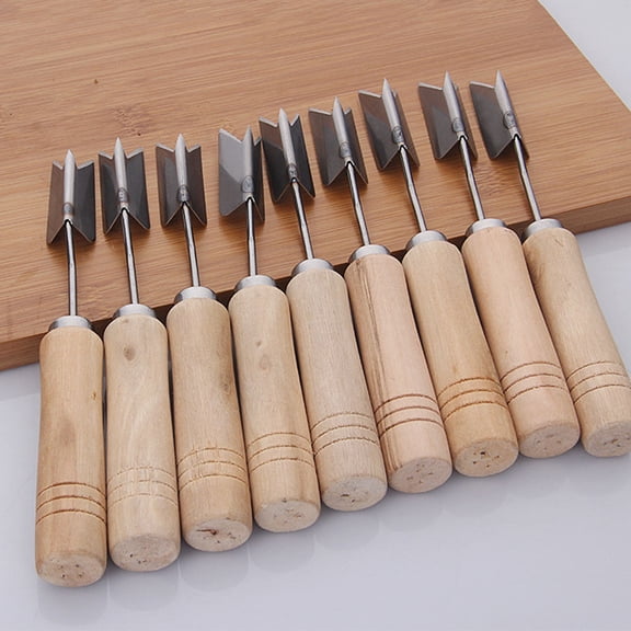 FESTFENDS 7-Piece Stainless Steel Pineapple Eye Remover Tool Set for Cutting and Preparation