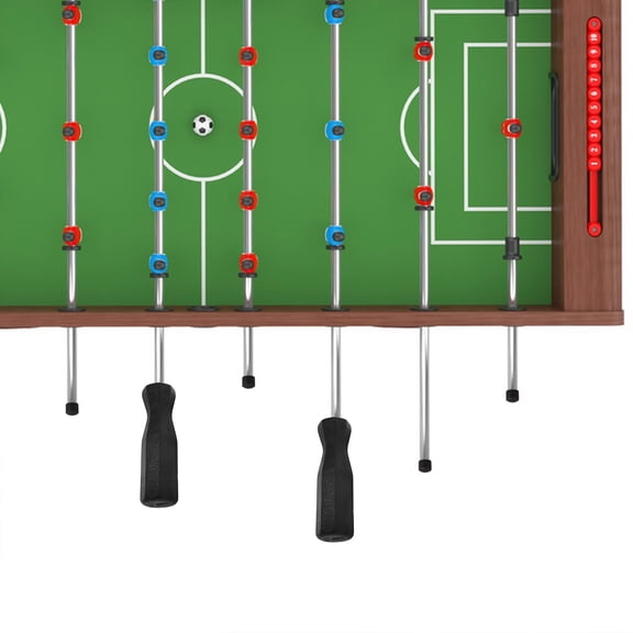 FESTFENDS Black Plastic Foosball Table Handles with Anti-Skid Grip for Soccer Table Accessories