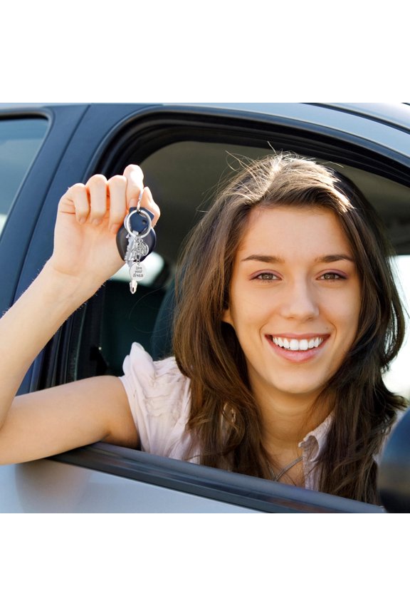 Flight Tag Keychain Silver Zine Alloy 1Pcs Decoration for Family Lovers