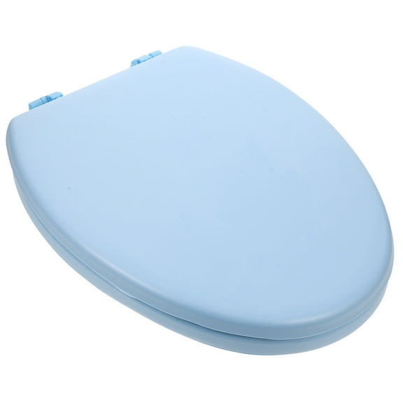 FESTFENDS Bathroom Toilet Seat 1Set in Elongated Shape with Soft Foam Comfortable Design