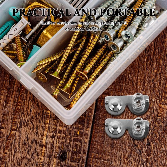 FESTFENDS Battery Spring Terminals Steel Aa Aaa Batteries 30pcs