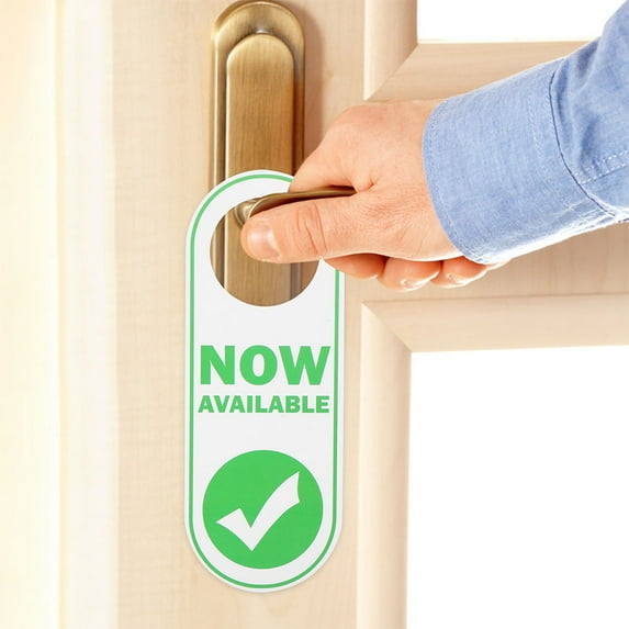 FESTFENDS Busy Sign for Office Door Modern Privacy Indicator 2PCS