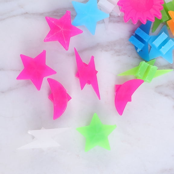 FESTFENDS Bike Accessories 36Pcs Various Shapes Reflective Decorations for Kids Bicycles