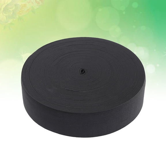 FESTFENDS Waistbands Elastic Band Black 1 Roll 40m Length 2cm Width